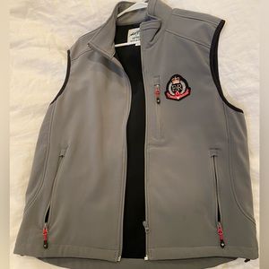 Mens Gray Weatherproof Vest Spruce Meadows